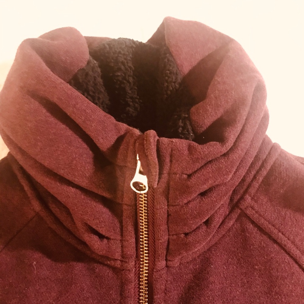 Lululemon cuddle up Sherpa jacket sweatshirt sz 4 - Picture 7 of 8